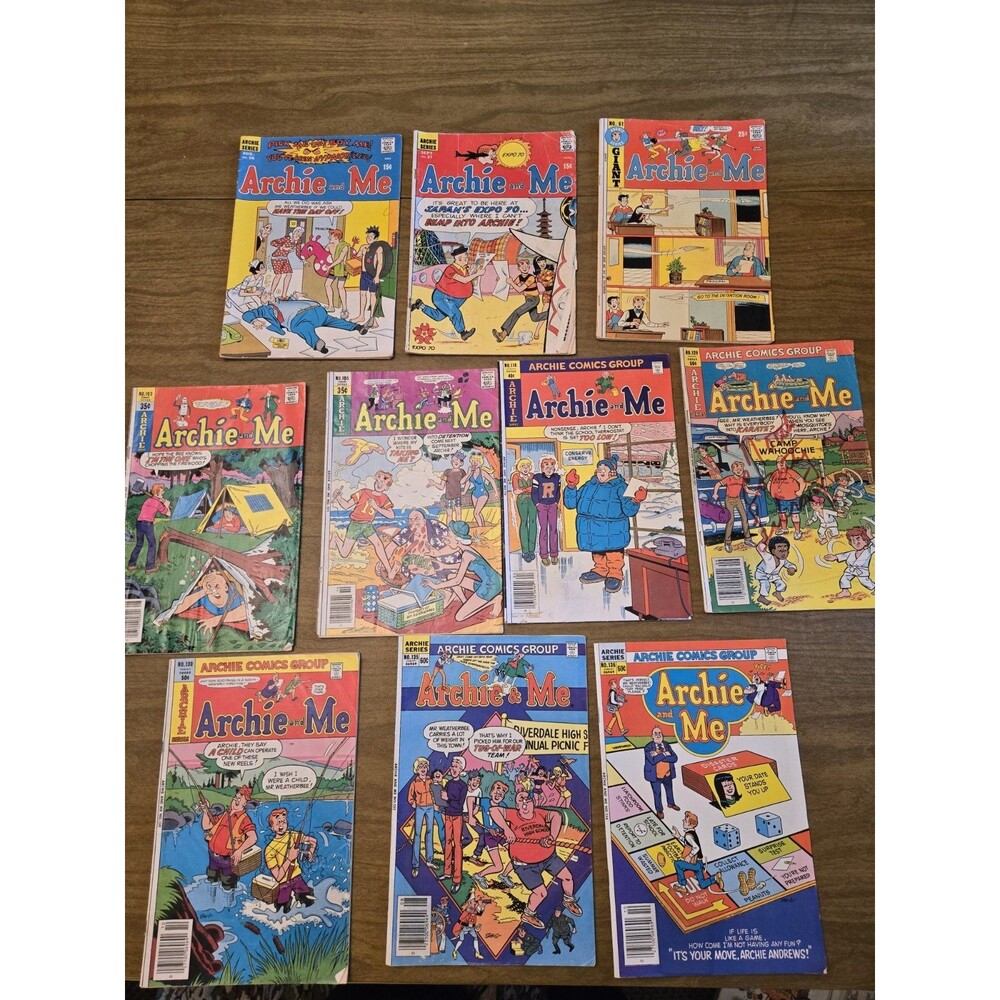 Archie & Me Comic Lot (10) Bronze Age 1970s-80s Vintage Archie Comics